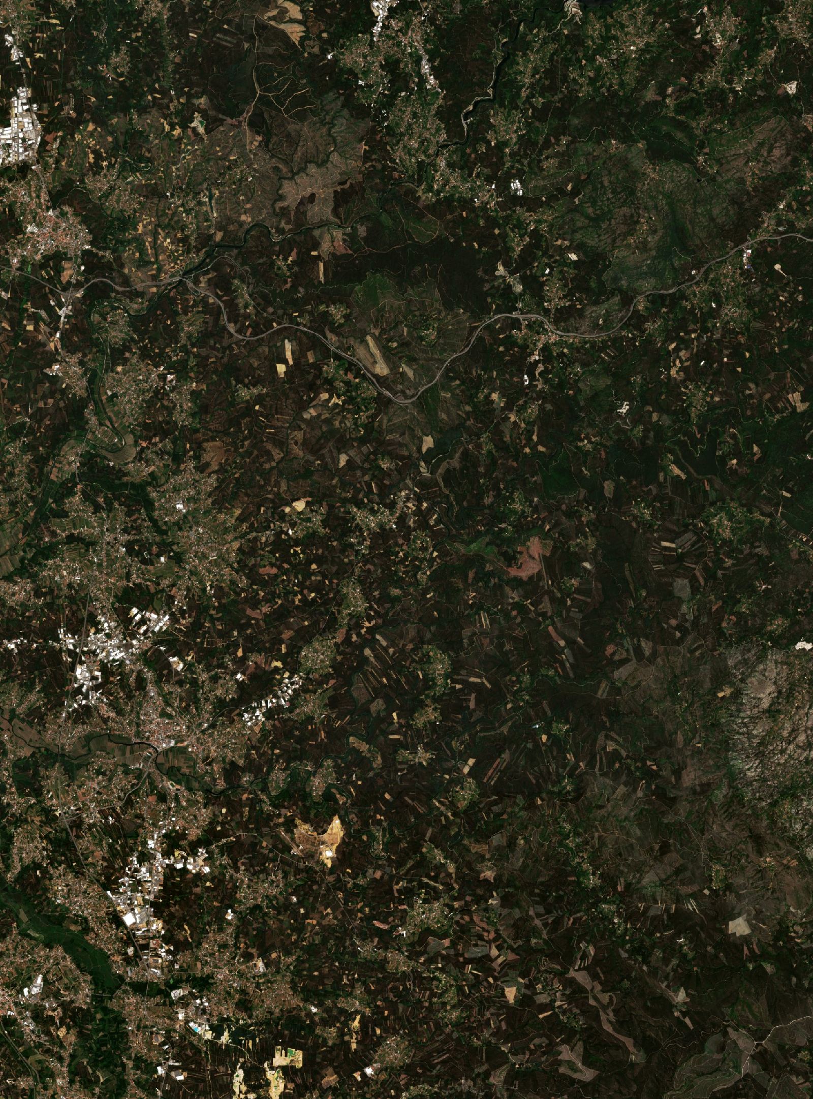 The area before the fire, July 9, 2016