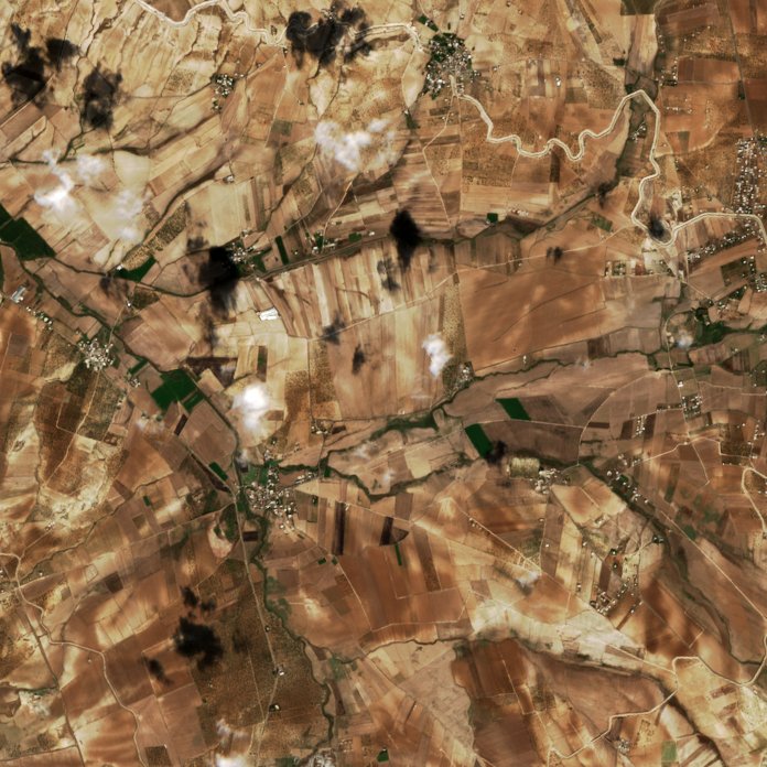 The area after the fire, October 18, 2026