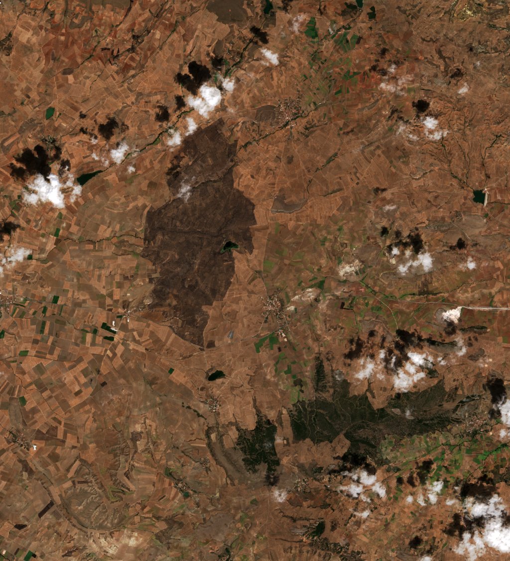 The area after the fire, September 4, 2026
