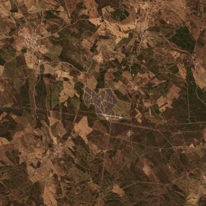 The area before the fire, September 24, 2026