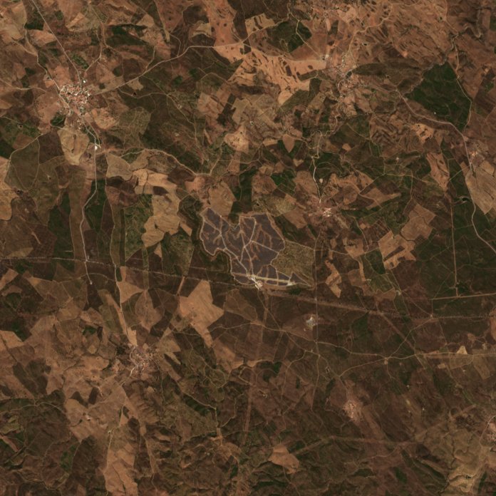 The area after the fire, October 12, 2026