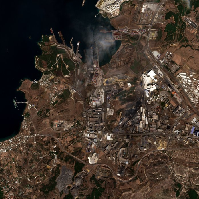 The area after the fire, October 18, 2026