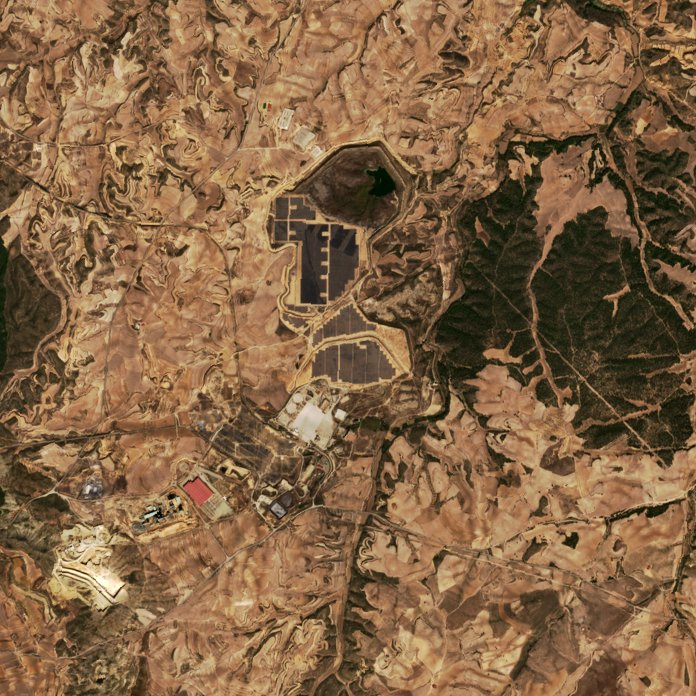 The area after the fire, October 16, 2026