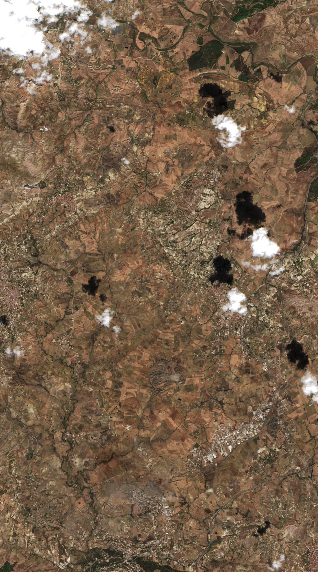 The area after the fire, September 13, 2026