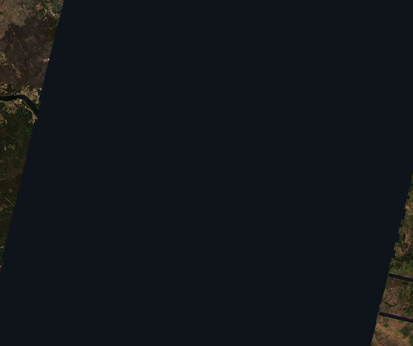 The area after the fire, August 3, 2025