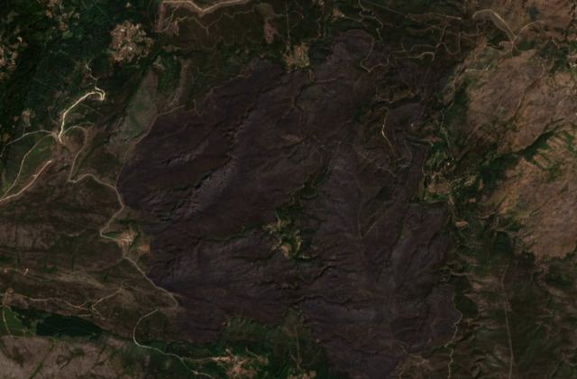 Satellite view near Arouca