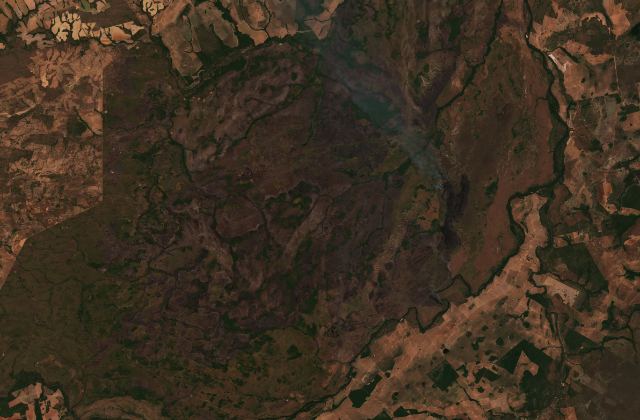 Satellite view in Brazil