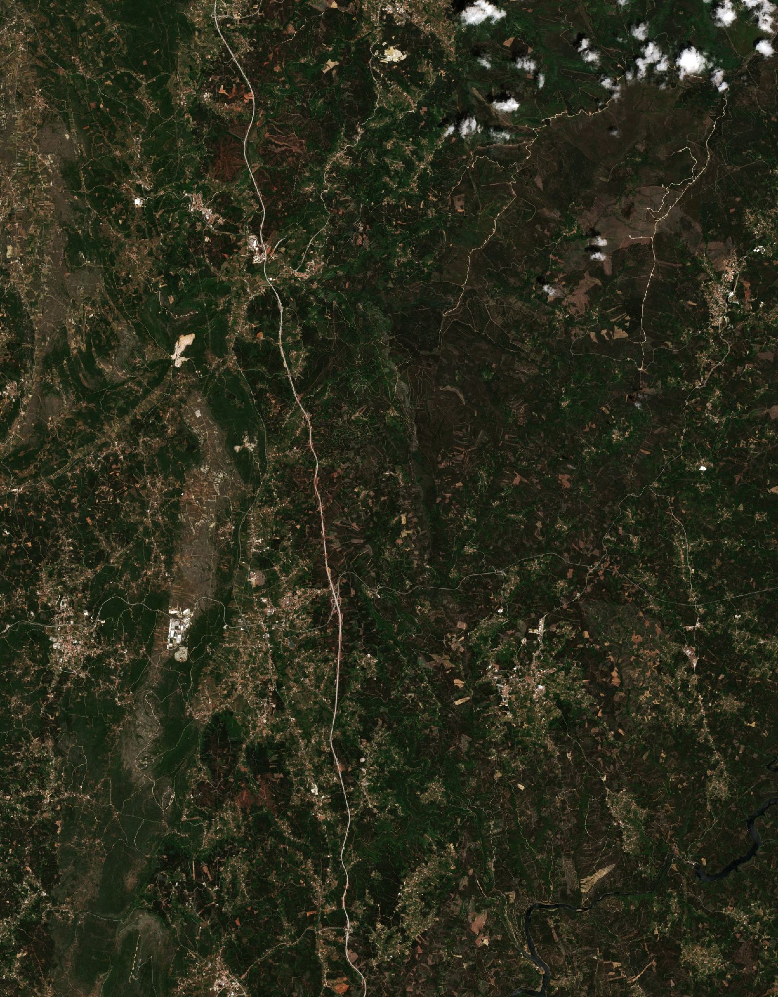 The area before the fire, June 4, 2017