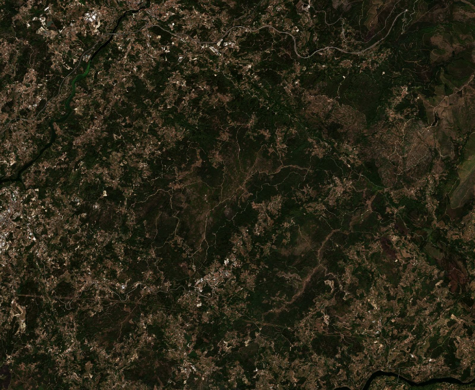 The area before the fire, September 15, 2024