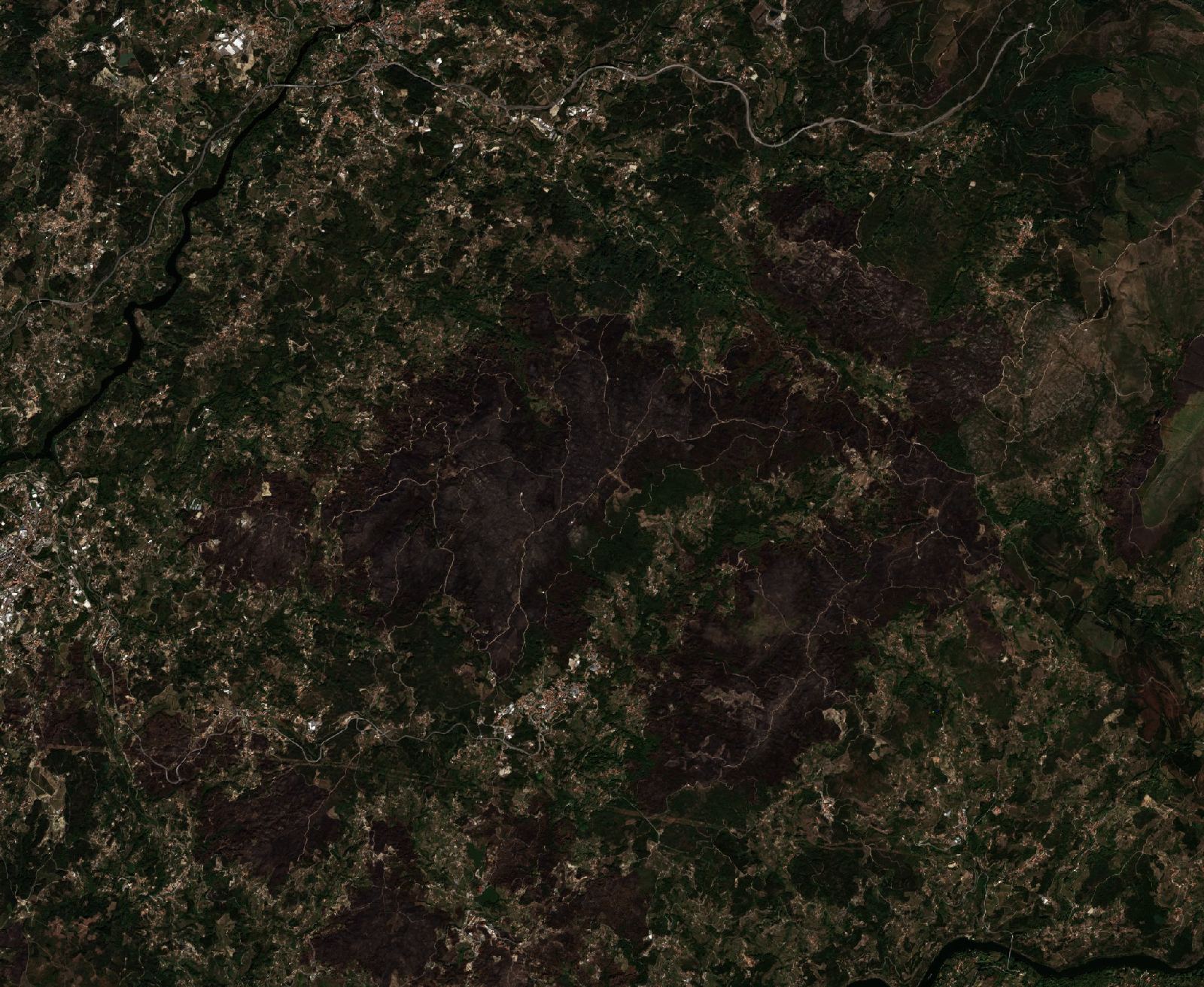 The area after the fire, September 30, 2024