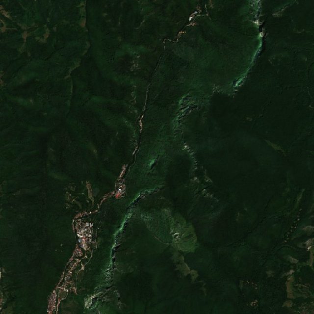 Burned area near Topleţ from space