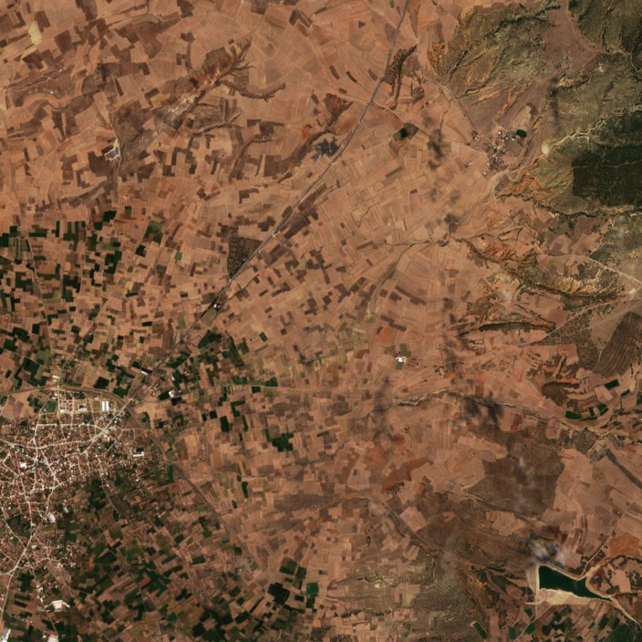 The area before the fire, September 25, 2026