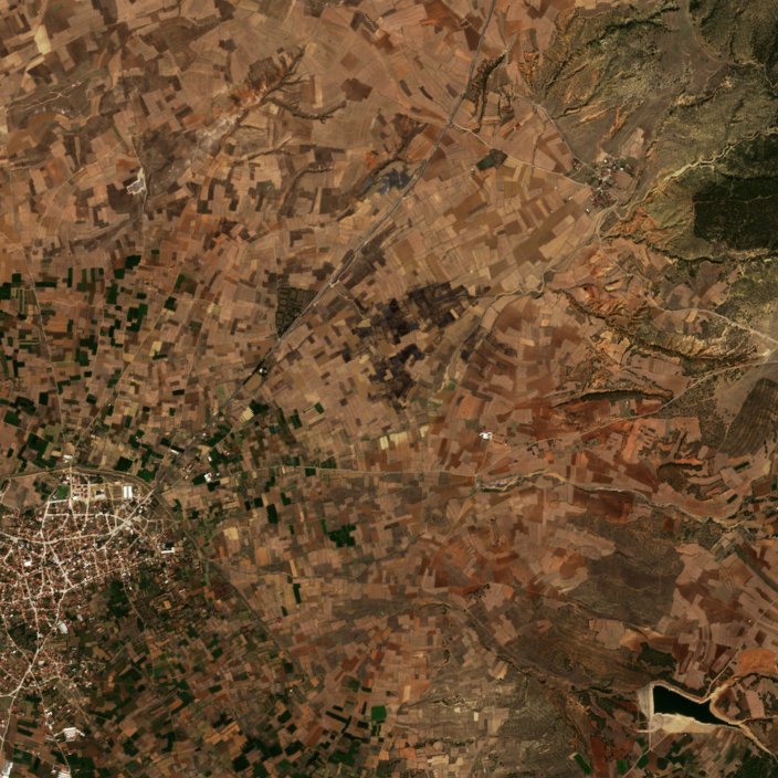 The area after the fire, October 10, 2026