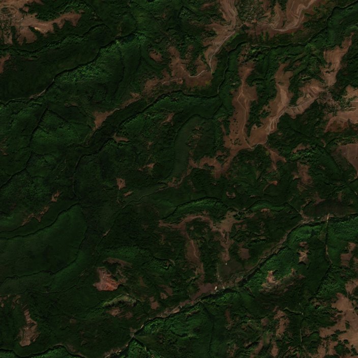 The area before the fire, October 1, 2026