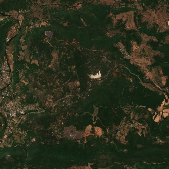 The area before the fire, June 25, 2026