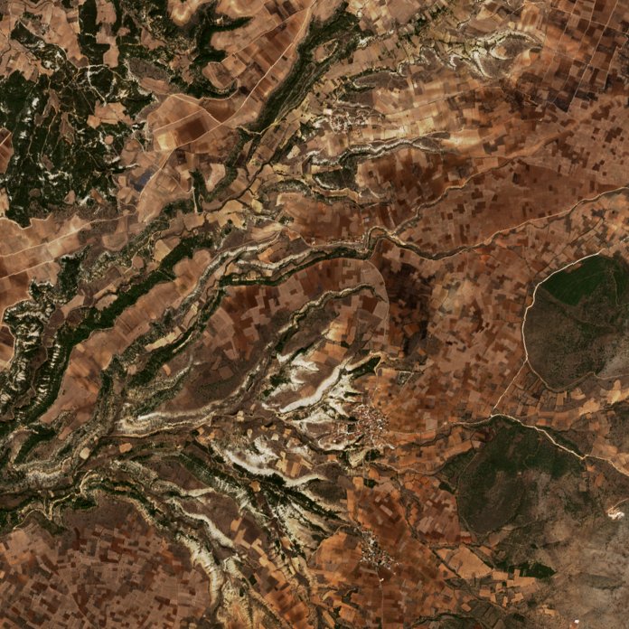 The area after the fire, October 10, 2026