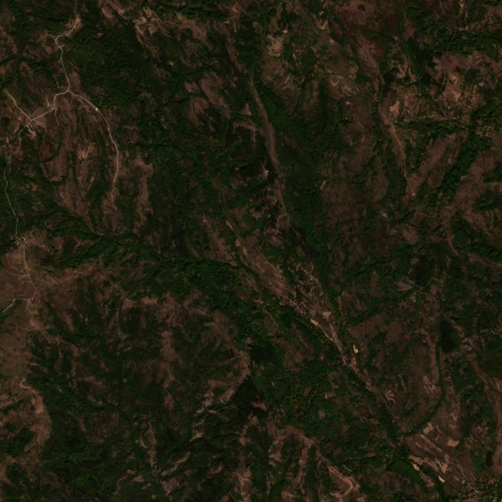 The area after the fire, October 4, 2026