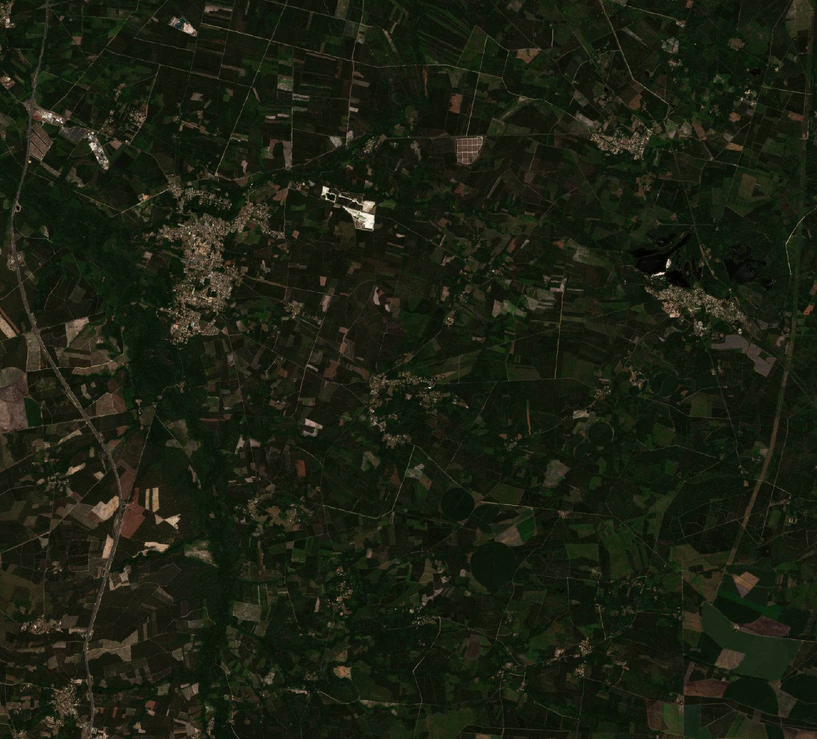 The area before the fire, July 12, 2022