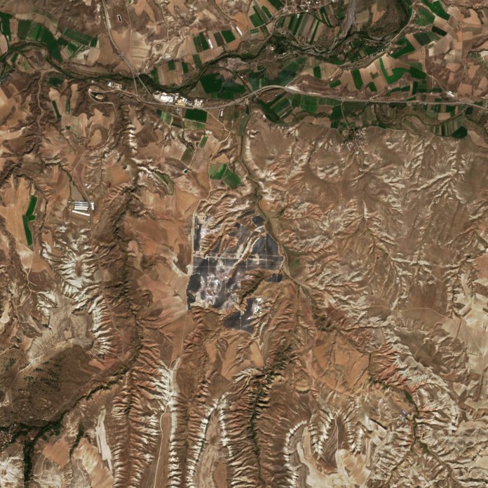The area after the fire, October 9, 2026