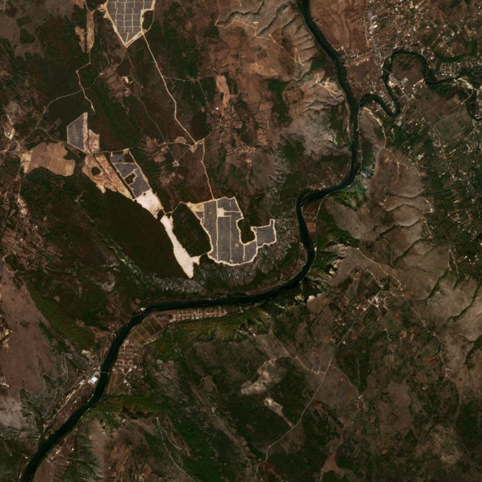 The area after the fire, October 7, 2026