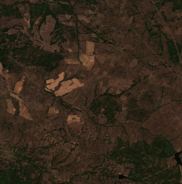The area after the fire, October 5, 2026