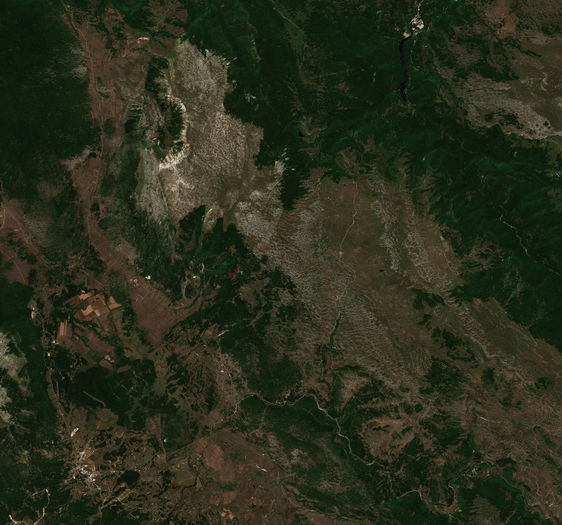 The area before the fire, July 29, 2026