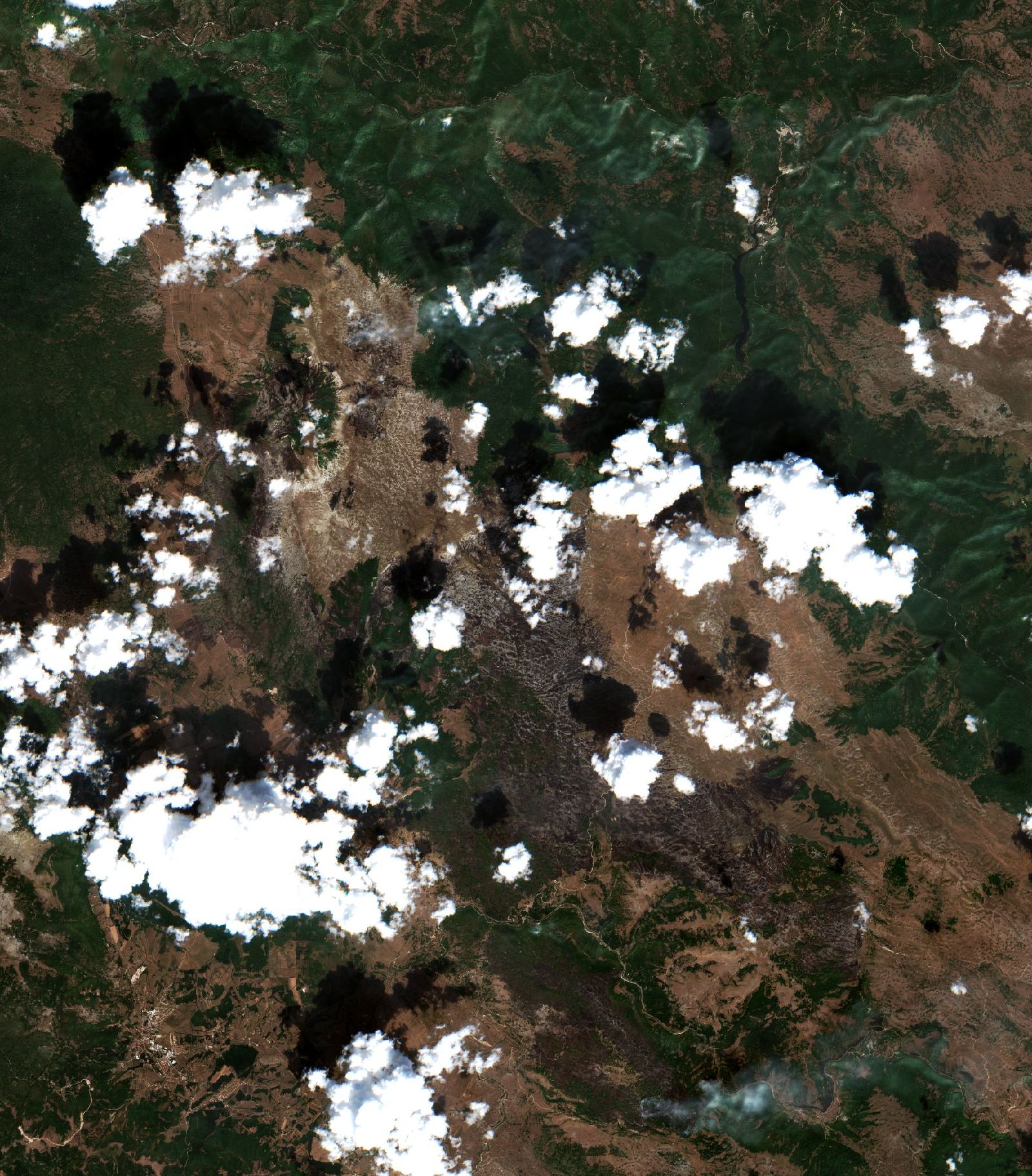 The area after the fire, August 31, 2026