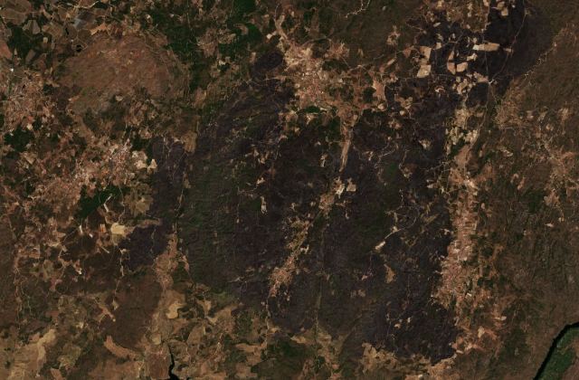 Satellite view near Carrazeda de Anciães