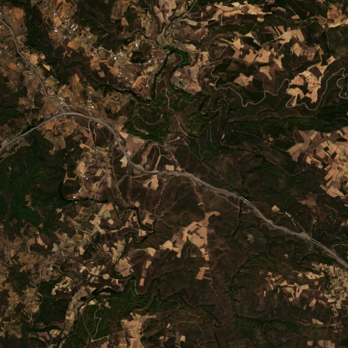 The area before the fire, September 15, 2026