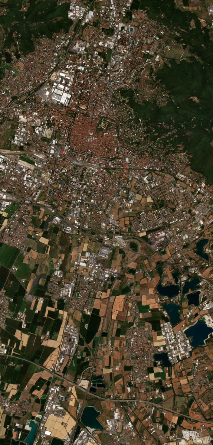 The area before the fire, August 15, 2026
