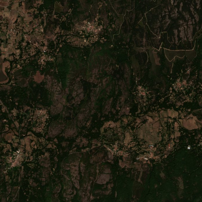 The area before the fire, September 7, 2026