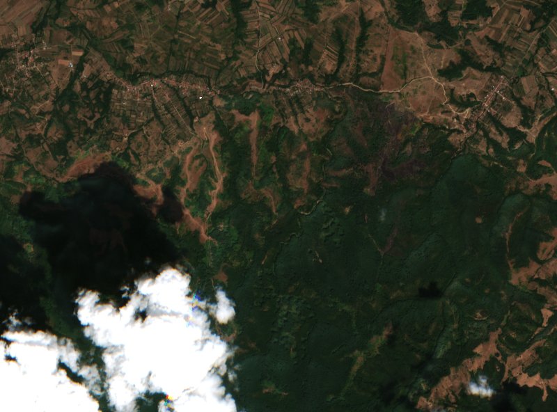 The area after the fire, August 15, 2026