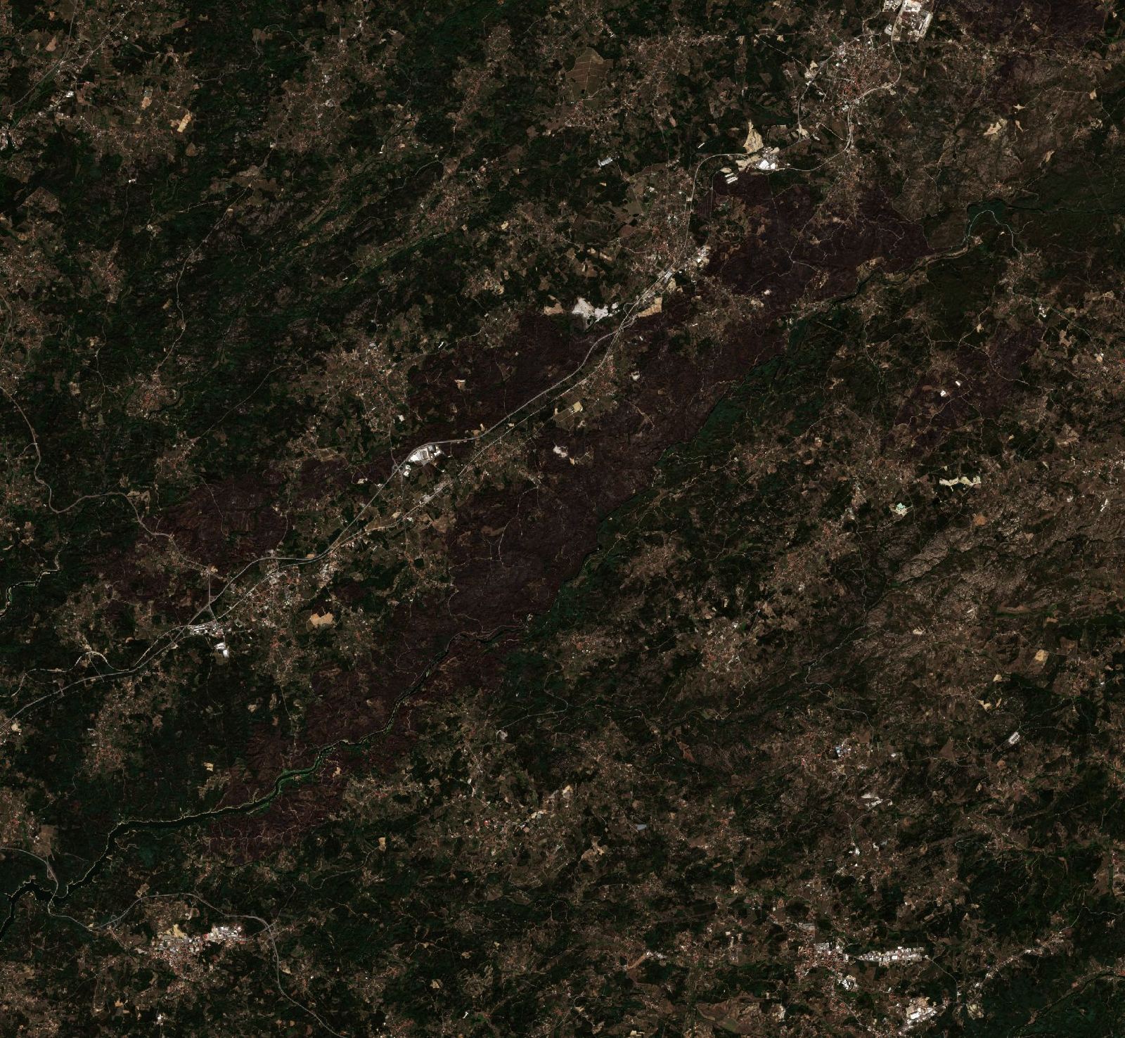 The area after the fire, September 30, 2024