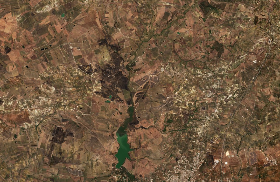 The area after the fire, September 8, 2026