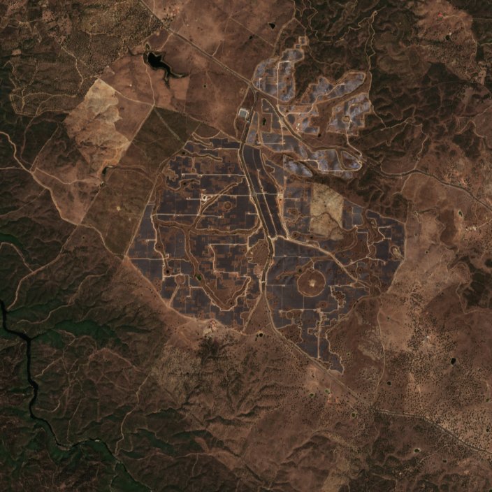 The area before the fire, September 10, 2026