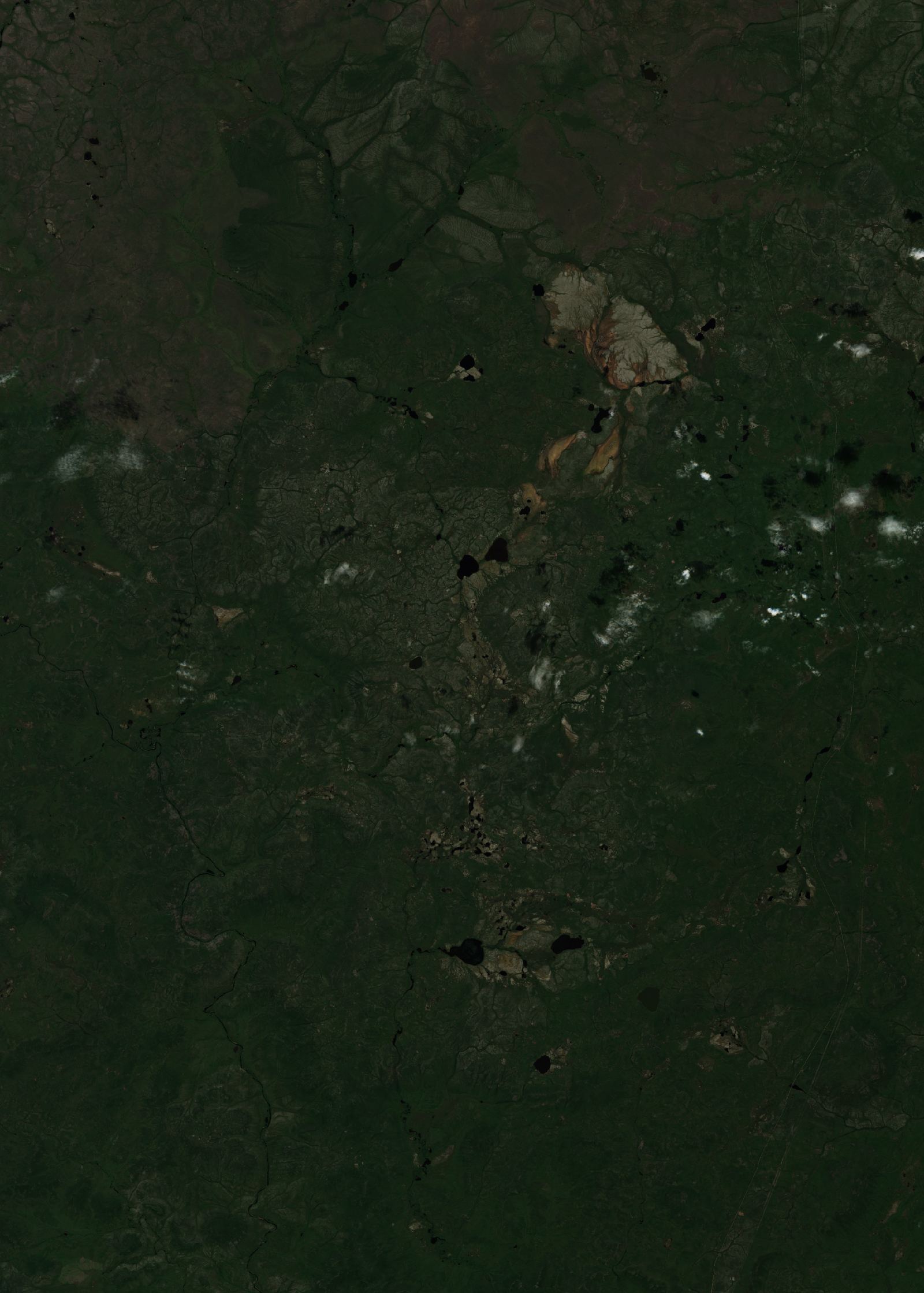 The area before the fire, July 23, 2026
