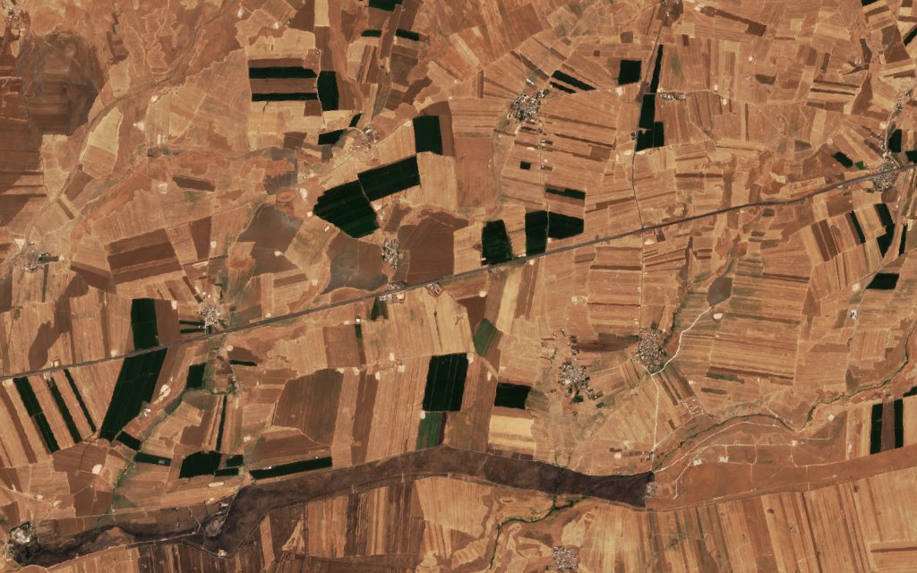 The area before the fire, September 10, 2026