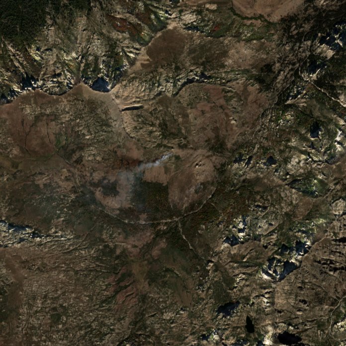 The area after the fire, October 12, 2026