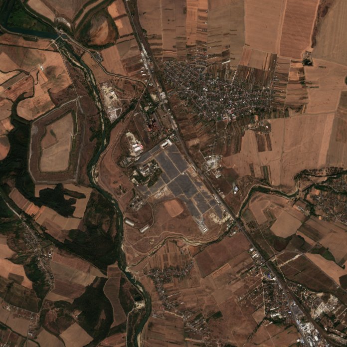 The area after the fire, October 4, 2026