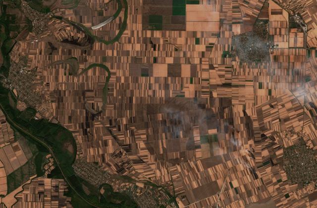 Satellite view near Debeljača