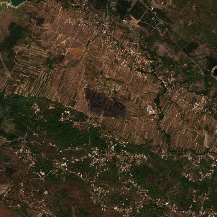 The area after the fire, October 7, 2026