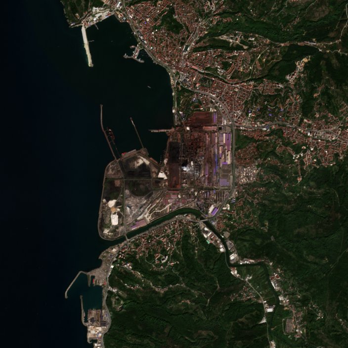 The area before the fire, September 9, 2026