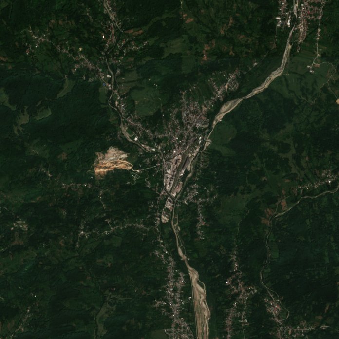 The area before the fire, August 10, 2026