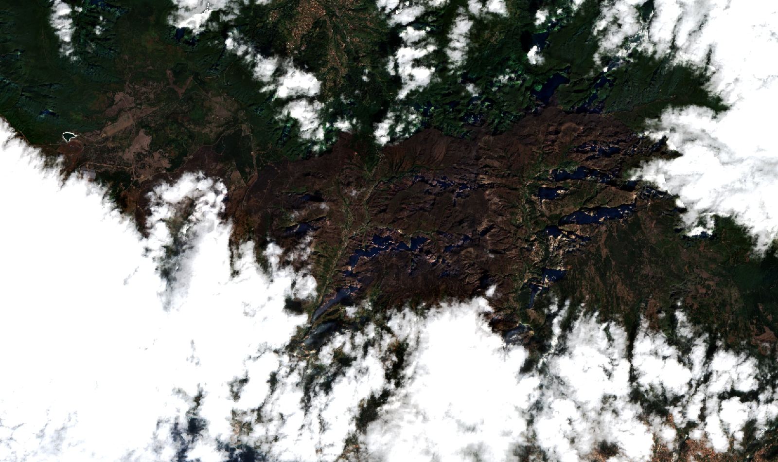 The area after the fire, September 29, 2024