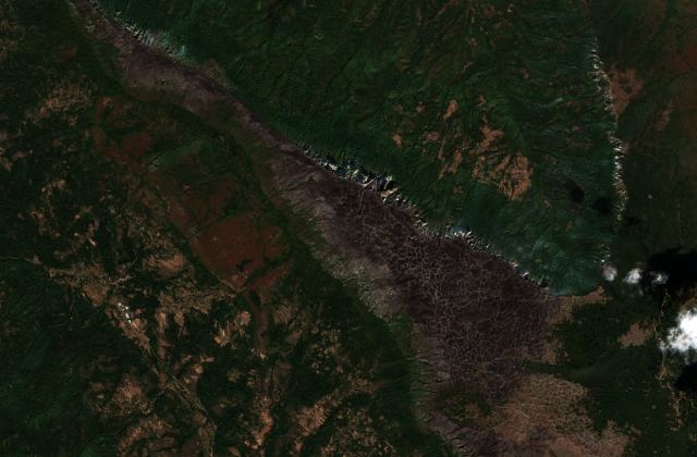 Satellite view near Gadžin Han
