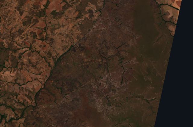 Satellite view in Brazil