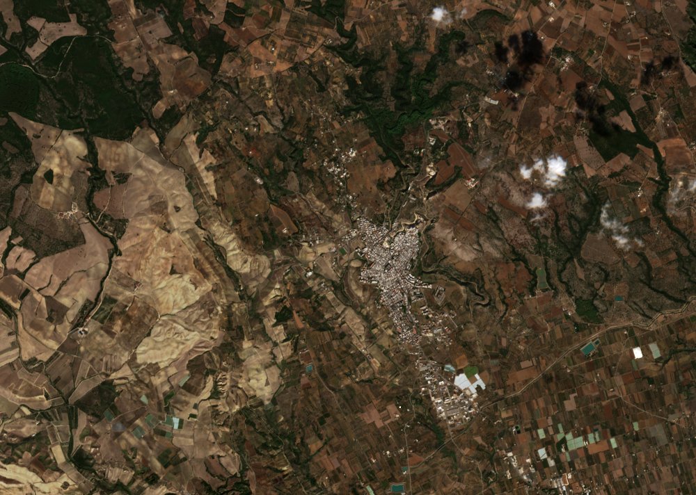 The area after the fire, October 17, 2026