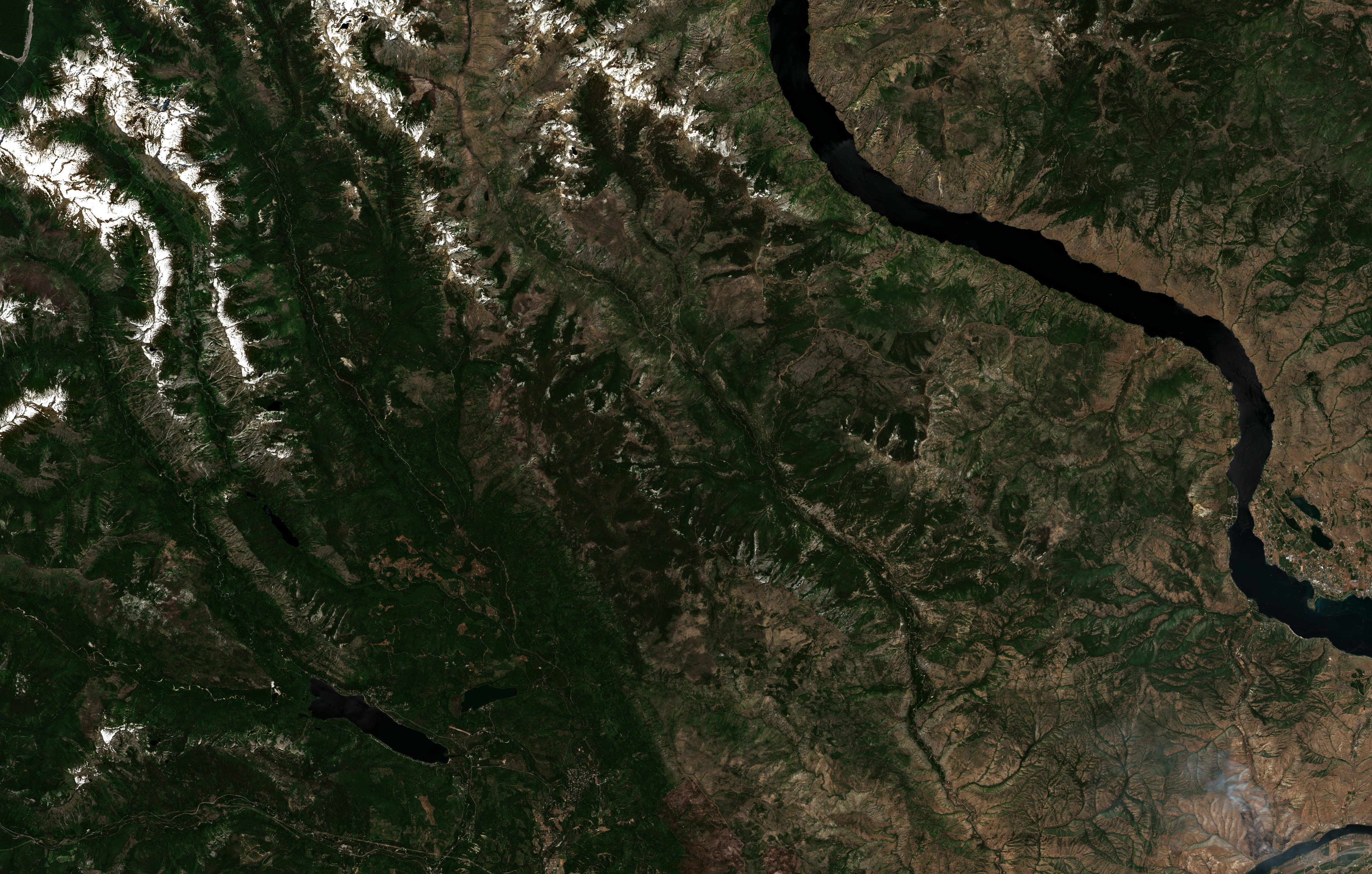 The area before the fire, July 5, 2026