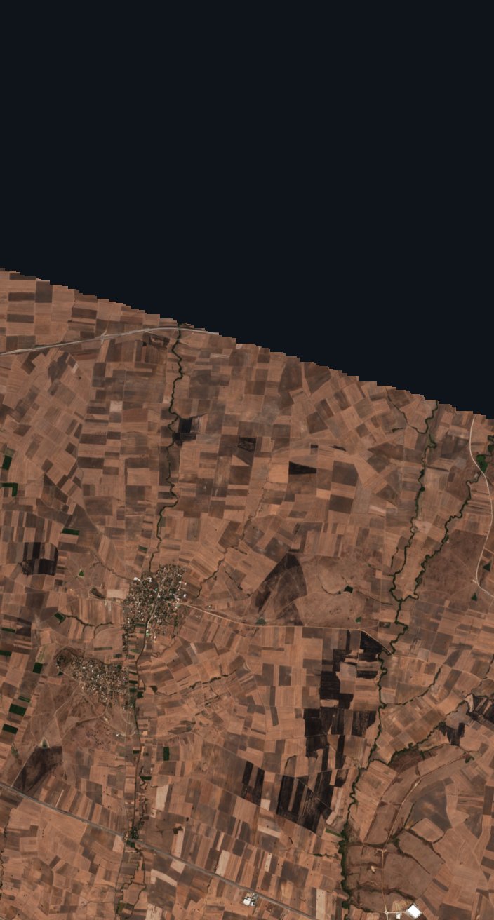 The area after the fire, October 11, 2026