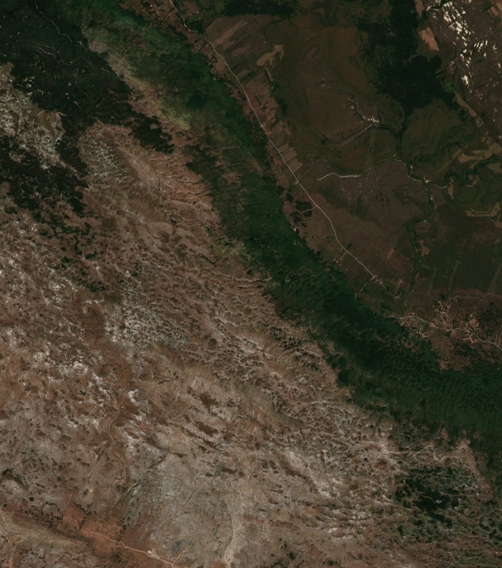 The area before the fire, August 24, 2026